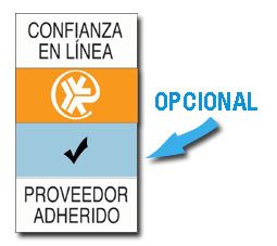 Distintivo público de confianza en línea