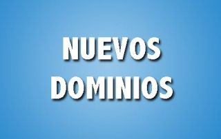 Nuevas extensiones Dominios