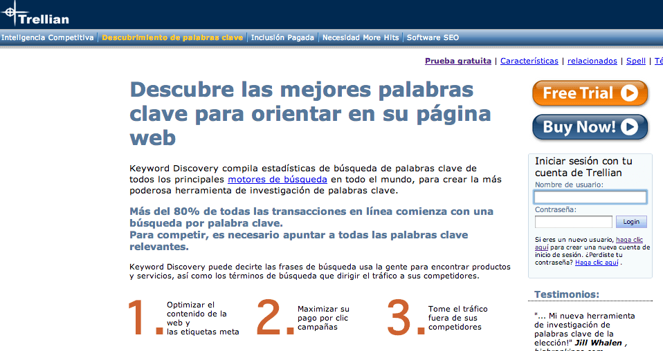 Palabras claves Keyword Discovery-Orientadorweb
