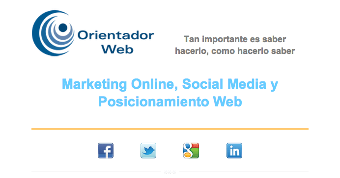 Newsletter Suscriptores Redes Sociales Orientadorweb