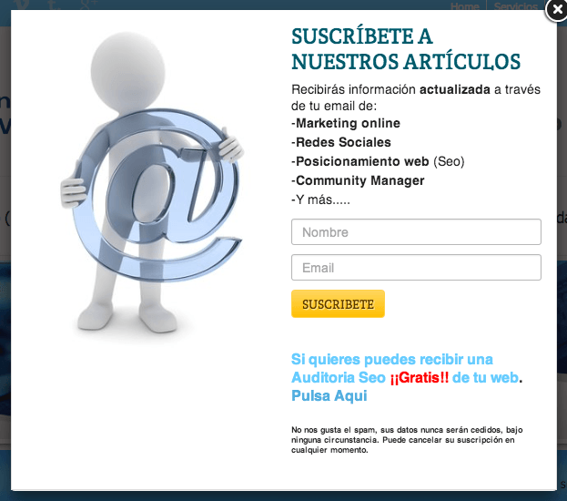 Suscripcion blog Orientadorweb 